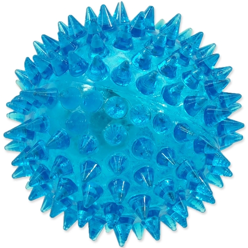 Hračka Dog Fantasy míček LED modrý 6cm