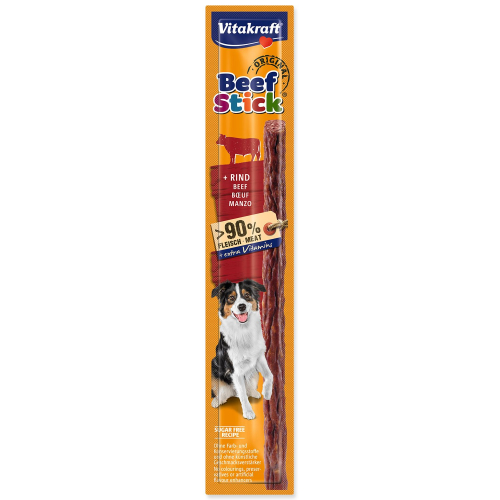 Pochoutka Vitakraft Beef Stick hovězí tyčinka 12g