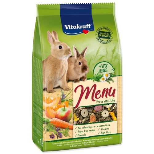 Krmivo Vitakraft Vital Menu králík 1kg