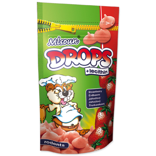 Pochoutka Dafiko Mlsoun jahodové dropsy 50g