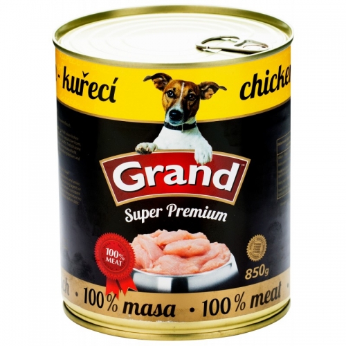 GRAND SuperPremium Kuřecí - DOG 850 g