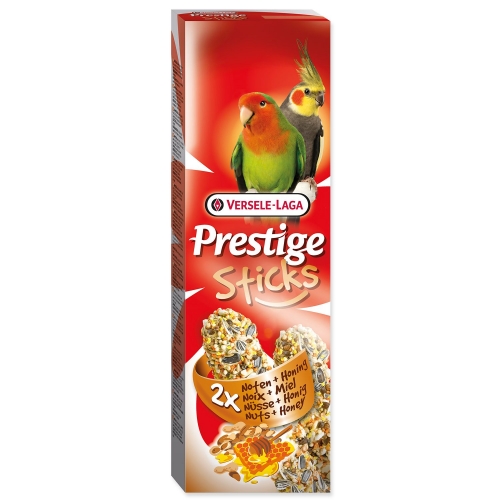 Tyčinky Versele-Laga Prestige střední papoušek, s ořechy a medem
