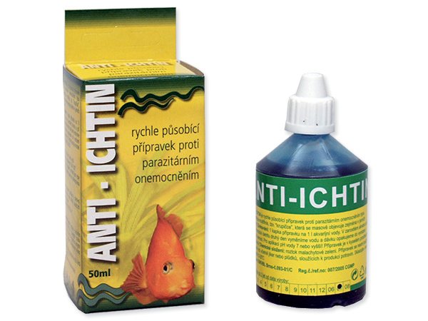 Přípravek HU-BEN Anti-Ichtin proti krupičce 50ml