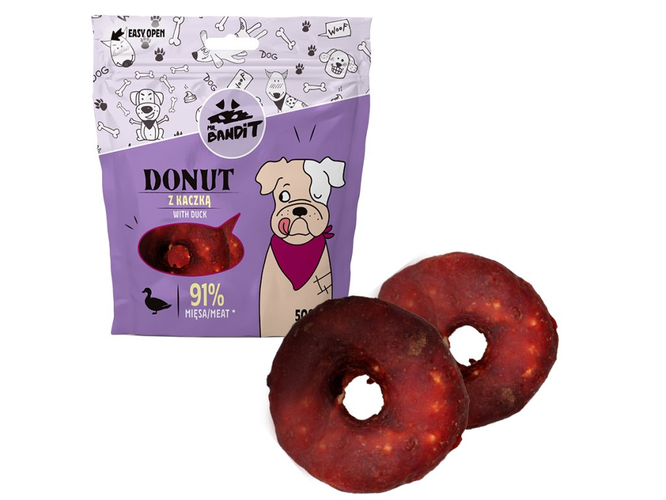 Mr.Bandit DONUT kachní 500 g