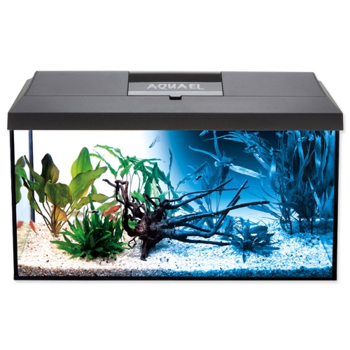 Akvarijní set Aquael LEDDY LED Day & Night černý 60x30x30cm