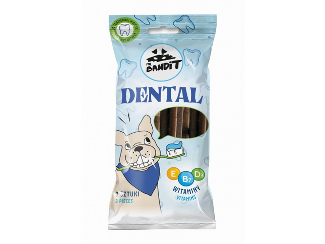 Mr.Bandit DENTAL - dentální pamlsek 3ks