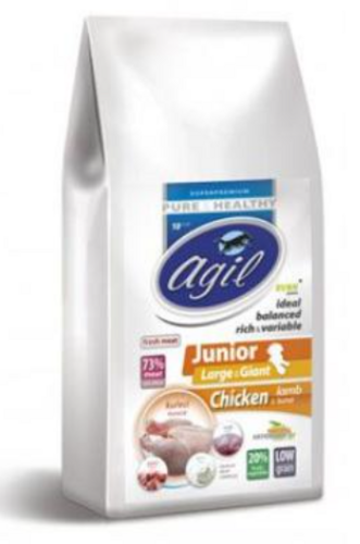 Agil Junior Large&Giant Low Grain Chicken, Lamb 2kg