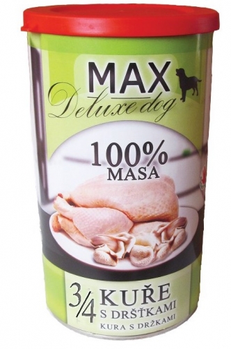 MAX deluxe 3/4 kuřete s dršťkami 1200g