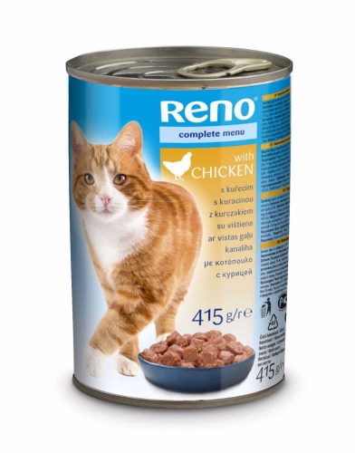 RENO Cat kuře, kousky 415 g
