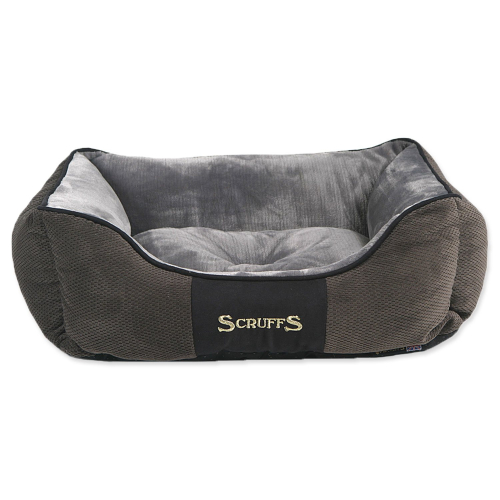 Pelech Scruffs Chester Box Bed šedý S 50x40cm