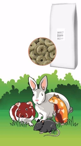 Vojtěškové kroužky pro králíky a hlodavce 12 kg