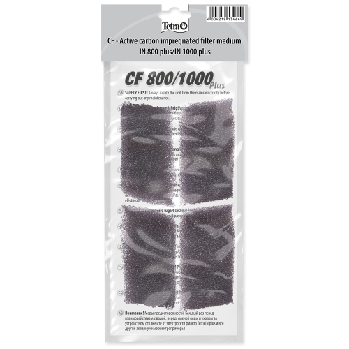 Náplň Tetra IN uhlí aktivní NEW 800/1000 4ks