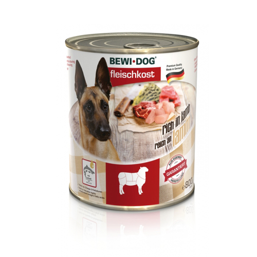 Bewi Dog Konzerva Bohaté na jehněčí 400g