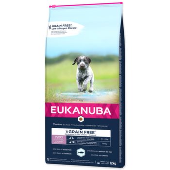 Krmivo EUKANUBA Puppy & Junior Large & Giant Grain Free Ocean Fish 12kg