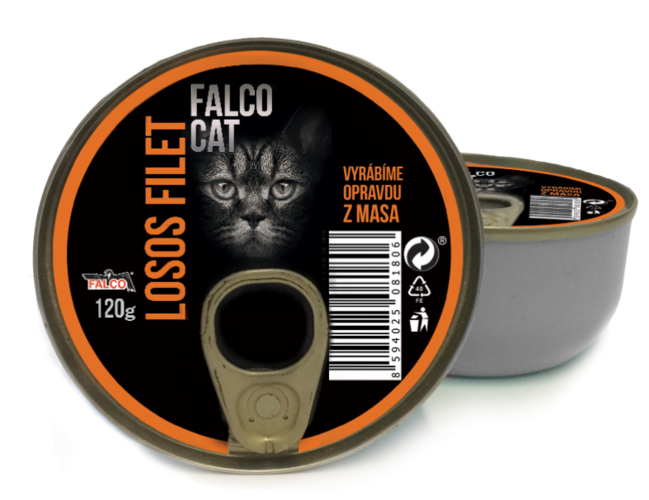 FALCO CAT 120g losos filet - 8ks