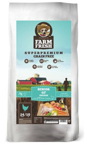 Topstein Farm Fresh Senior Grain Free Chicken 15 kg