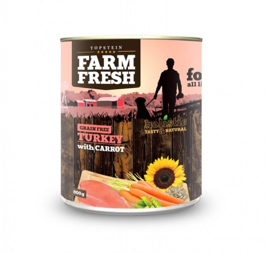 Farm Fresh - TURKEY with CARROT 800g