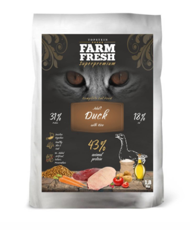 Farm Fresh Cat Adult Duck with Rice chovatelský obal 15 kg