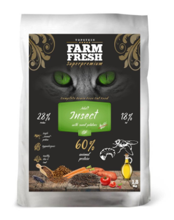Farm Fresh Cat Adult Insect Grain Free chovatelský obal 15 kg