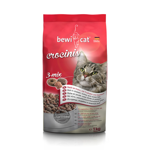 Bewi Cat Crocinis (3-Mix) 20kg