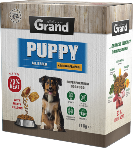 GRAND Deluxe Granule Puppy kuřecí 11kg