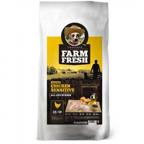 Topstein Farm Fresh Chicken Sensitive 15 kg