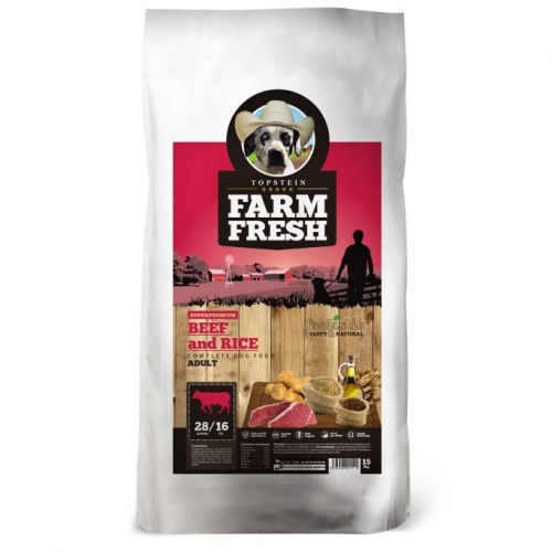 Topstein Farm Fresh Beef & Rice 15 kg