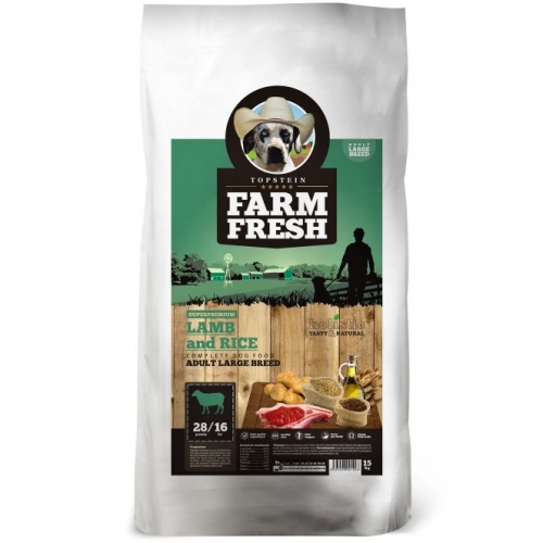 Topstein Farm Fresh Lamb & Rice LB 15 kg