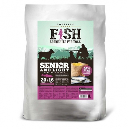 Topstein Fish Crunchies Senior / Light 15 kg