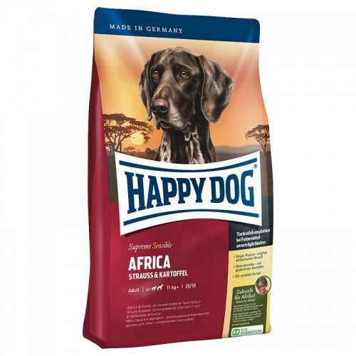 Happy Dog AFRICA pštros 4 kg