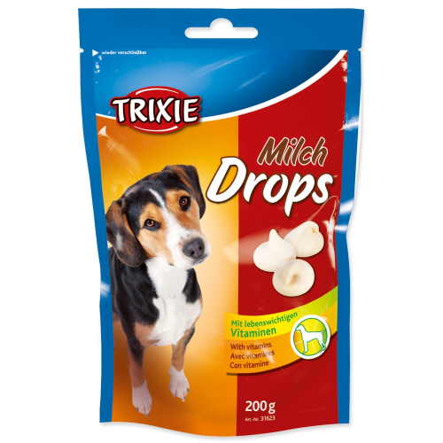 Pochoutka Trixie Dropsy mléčné 200g