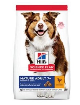 Hill&#039;s Can.Dry SP Mature Adult 7+ Medium Chicken 14kg