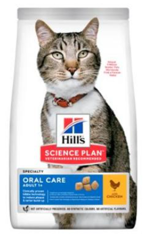 Hill&#039;s Fel. Dry Adult Oral Care Chicken 1,5kg