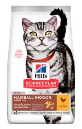 Hill&#039;s Fel. Dry Adult"HBC for indoor cats"Chi