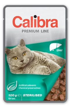 Calibra Cat kapsa Premium Sterilised Liver 100g