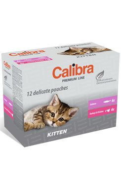 Calibra Cat kapsa Premium Kitten multipack 12x100g