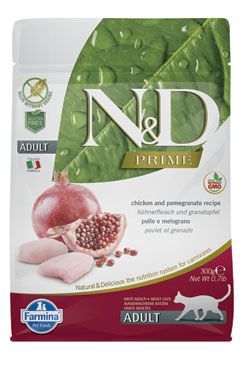 N&D PRIME CAT Adult Chicken & Pomegranate 300g