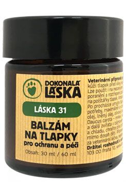 LÁSKA 31 Balzám na tlapky pro ochranu a péči 30 ml