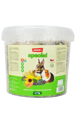 Darwin&#039;s morče,králík special vědro 2,7kg