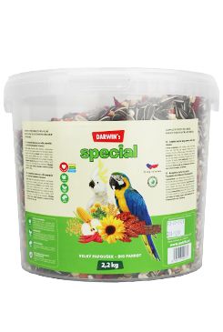 Darwin&#039;s velký papoušek special vědro 2,2kg