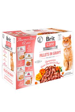 Brit Care Cat Fillets Gravy Flavour box 4*3psc(12*85g)