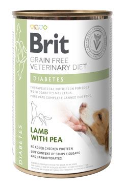 Brit VD Dog GF konz. Diabetes 400g