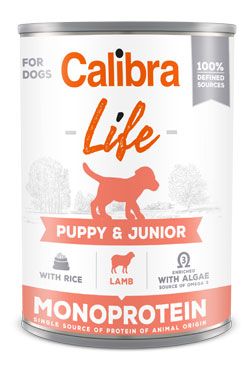 Calibra Dog Life konz.Puppy&Junior Lamb&rice 400g