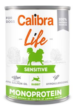 Calibra Dog Life konz.Sensitive Rabbit 400g