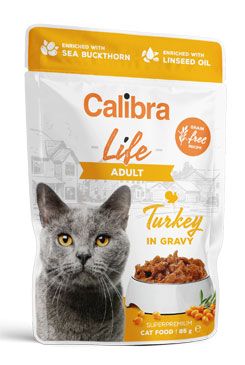 Calibra Cat Life kapsa Adult Turkey in gravy 85g