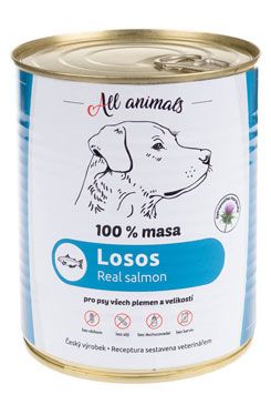 All Animals DOG losos mletý 800g