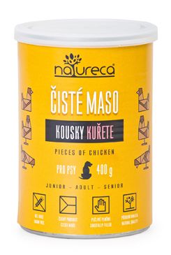 NATURECA konz. kuřecí kousky pro psy 400g