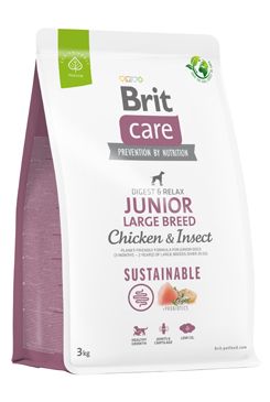 Brit Care Dog Sustainable Junior Large Breed 3kg