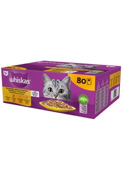 Whiskas kaps. Core drůb.výběr ž. 80x85g