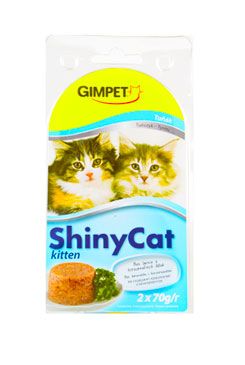 Gimpet kočka konz. ShinyCat Junior tuňák 2x70g